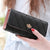 Women's Crown Solid Color Pu Leather Magnetic Buckle Wallets