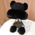 Women's Cute Antlers Ear Warap Eaveless Wool Cap Trapper Hat