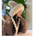 Women's Cute Antlers Ear Warap Eaveless Wool Cap Trapper Hat