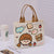 Women's Cute Bear Canvas Shopping Bags