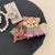 Women's Cute Book Animal Sea Wave Arylic Hair Claws