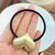 Women's Cute Business Exaggerated Heart Shape Alloy Hair Tie