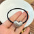 Women's Cute Business Exaggerated Heart Shape Alloy Hair Tie