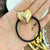 Women's Cute Business Exaggerated Heart Shape Alloy Hair Tie