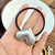 Women's Cute Business Exaggerated Heart Shape Alloy Hair Tie