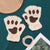 Women's Cute Cartoon Paw Print Gloves 1 Pair