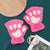 Women's Cute Cartoon Paw Print Gloves 1 Pair