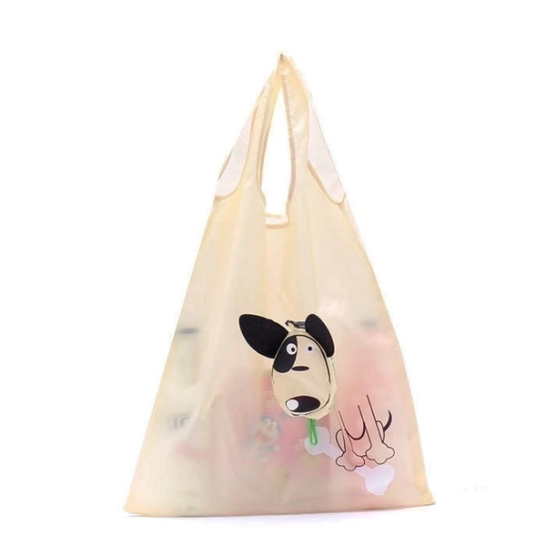 Women's Cute Cartoon Polyester Shopping Bags