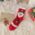 Women's Cute Christmas Tree Santa Claus Snowman Acetate Fibre Coral Fleece Crew Socks