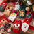 Women's Cute Christmas Tree Santa Claus Snowman Polyester Coral Fleece Crew Socks