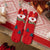 Women's Cute Christmas Tree Santa Claus Snowman Polyester Coral Fleece Crew Socks