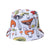 Women's Cute Duck Sewing Flat Eaves Bucket Hat