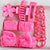 Women's Cute Floral Plastic Flannel Spray Paint Hair Band Hair Tie Hair Claws