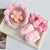 Women's Cute Floral Plastic Flannel Spray Paint Hair Band Hair Tie Hair Claws