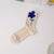 Women's Cute Flower Cotton Crew Socks A Pair