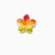 Women's Cute Flower Plastic Resin Stoving Varnish Hair Claws