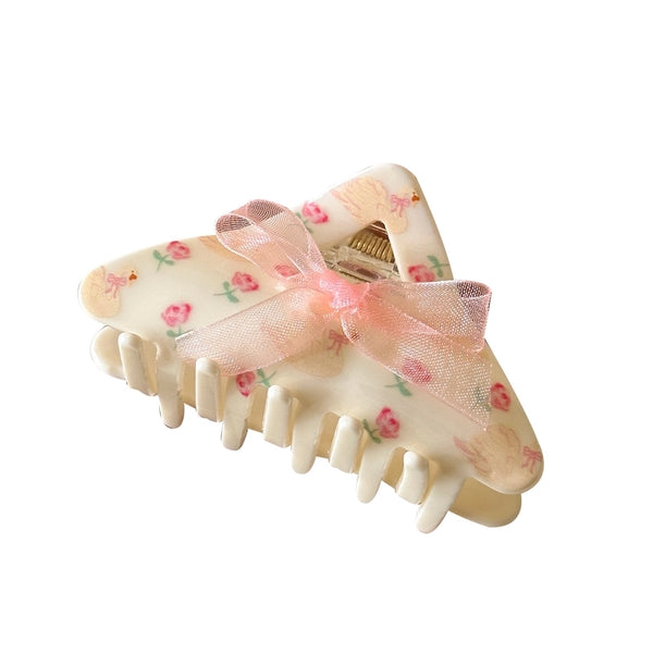 Women's Cute Geometric Flower Arylic Hair Claws