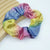 Women's Cute Glittery Pu Leather Cloth Hair Tie