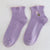 Women's Cute Japanese Style Flower Cotton Embroidery Crew Socks A Pair