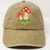 Women's Cute Retro Mushroom Embroidery Curved Eaves Baseball Cap