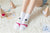 Women's Cute Santa Claus Christmas Socks Polyester Patchwork Crew Socks 1 Set