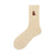 Women's Cute Simple Style Bear Solid Color Polyacrylonitrile Fiber Embroidery Crew Socks A Pair