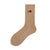 Women's Cute Simple Style Bear Solid Color Polyacrylonitrile Fiber Embroidery Crew Socks A Pair