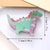 Women's Cute Simple Style Dinosaur Arylic Hair Claws