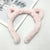 Women's Cute Simple Style Ear Plush Hair Band