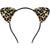 Women's Cute Solid Color Leopard Cloth Hair Band