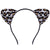 Women's Cute Solid Color Leopard Cloth Hair Band