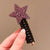 Women's Cute Star Plastic Resin Inlay Rhinestones Bubble Braid Hair Rope