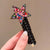 Women's Cute Star Plastic Resin Inlay Rhinestones Bubble Braid Hair Rope