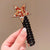 Women's Cute Star Plastic Resin Inlay Rhinestones Bubble Braid Hair Rope