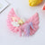 Women's Cute Star  Wings Cloth Hair Clip