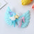 Women's Cute Star  Wings Cloth Hair Clip