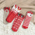 Women's Cute Stripe Elk Cotton Jacquard Ankle Socks 1 Set