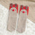 Women's Cute Stripe Elk Cotton Jacquard Ankle Socks 1 Set