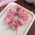 Women's Cute Sweet Artistic Lattice Bow Knot Cloth Hair Tie