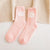 Women's Cute Sweet Flower Polyester Jacquard Crew Socks A Pair