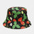 Women's Cute Sweet Fruit Printing Bucket Hat