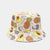 Women's Cute Sweet Fruit Printing Bucket Hat