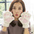 Women's Cute Sweet Minimalist Cartoon Gloves 1 Set