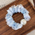 Women's Cute Sweet Simple Style Tie Dye Imitation Pearl Lace Hair Tie