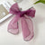 Women's Cute Sweet Solid Color Organza Silk Scarf