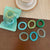 Women's Cute Sweet Solid Color Plastic Hair Tie