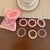 Women's Cute Sweet Solid Color Plastic Hair Tie