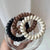 Women's Cute Sweet Solid Color Plastic Hair Tie