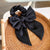 Women's Cute Vacation Solid Color Bow Knot Cloth Satin Hair Tie