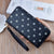 Women's Daisy Pu Leather Zipper Wallets